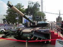 阿瓊MK2主戰坦克在防務展會上