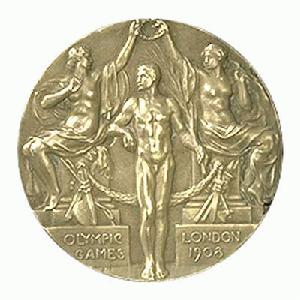1908年第四屆倫敦奧運會獎牌