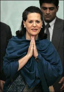 印度國大黨主席：索尼婭•甘地