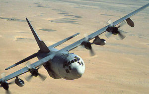 美國C-130運輸機
