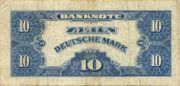德國馬克1948年版10馬克-反面
