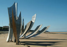 奧馬哈之戰紀念碑“勇士們”，攝於2005年。