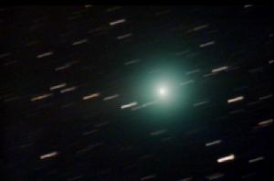 （圖）09年1月25日加那利群島出現的鹿林彗星