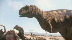 紀錄片中的恐龍
