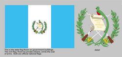 瓜地馬拉國旗和國徽