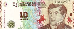 10阿根廷比索
