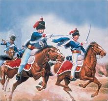 19世紀法國輕騎兵軍官
