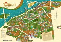 倉山老洋房手繪地圖