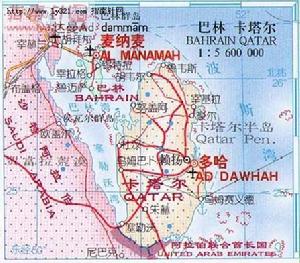 哈瓦爾群島以南24公里位於巴林島以西
