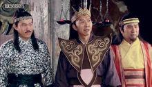 電視劇《武松》中的少華山三傑，左為楊春