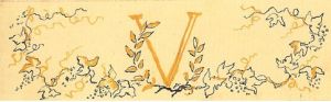 1945年“V＂字酒標