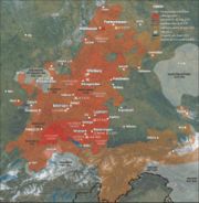 （圖）德國農民起義地圖