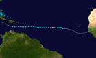 颶風艾薩克 路徑圖