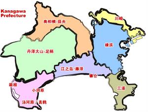 神奈川地圖