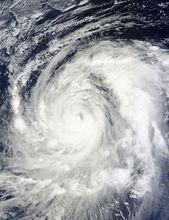 第26號強颱風“韋帕”衛星雲圖