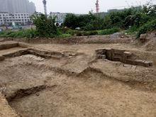 2016年華陽河池遺址1線考古發掘現場