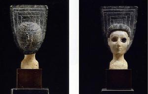 西元前2000年-前1700年大夏女神/女祭司石雕