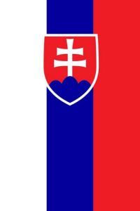 斯洛伐克國旗 豎直懸掛