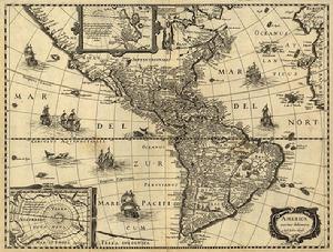 （圖）十七世紀美洲地圖