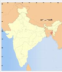 特里普拉邦 地理位置