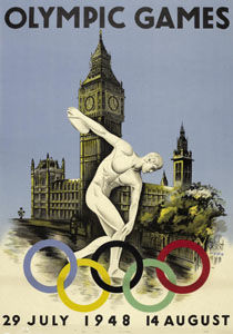 1948年倫敦奧運會海報