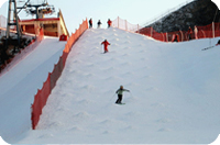 密雲南山滑雪場（圖）中級貓跳道