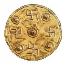 古代雅利安人的太陽神卐字元號標記