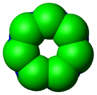 從上往下看核心顆粒的簡化結構。可以看出環結構存在七次軸對稱。