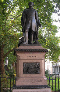 約翰·富蘭克林在倫敦的雕像