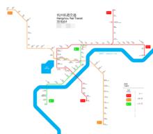 杭州捷運線路圖