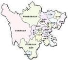 四川省行政區劃圖