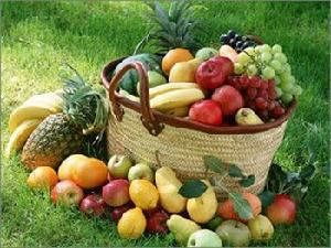 水果蔬菜中含有大量膳食纖維