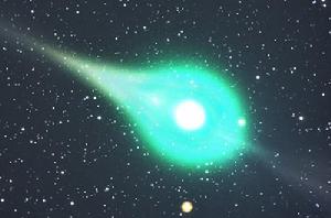 （圖）09年2月20日美國亞利桑那州出現的鹿林彗星