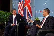 2010年G20峰會上與歐巴馬會談