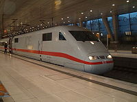 （圖）ICE-1列車停靠於法蘭克福國際機場站