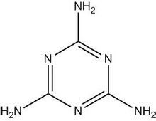三聚氰胺結構式