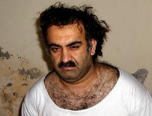 哈立德·謝赫·穆罕默德被捕時照片。