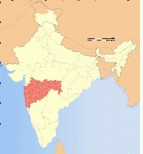 馬哈拉施特拉邦位於印度德乾半島西部。