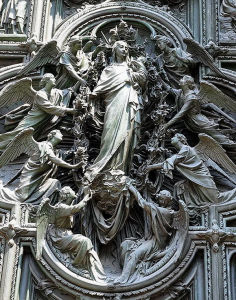 米蘭大教堂的雕塑模型