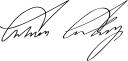 柯立芝的簽名。