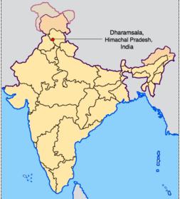 薩拉達賴集團在1959年發動叛亂失敗後，裹挾了數萬藏民倉惶出逃到印度，被印度政府安置在北部喜馬偕爾邦山區這個叫達蘭薩拉的小鎮。 