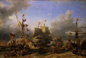 1667年荷蘭艦隊闖入泰晤士河