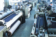 中紡機噴氣織機在織造廠套用