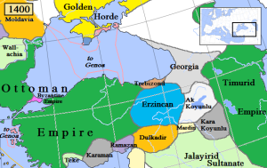 特拉布宗帝國時期黑海地圖