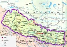 尼泊爾地圖