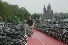 腳踏車在荷蘭一景