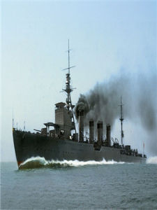 二戰日本海軍輕巡洋艦川