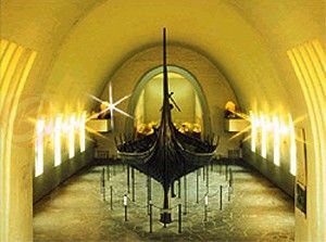 挪威海盜船博物館陳列的海盜船