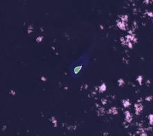 南沙群島西月島衛星圖