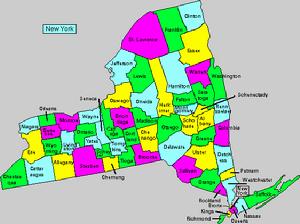 （圖）紐約州地圖